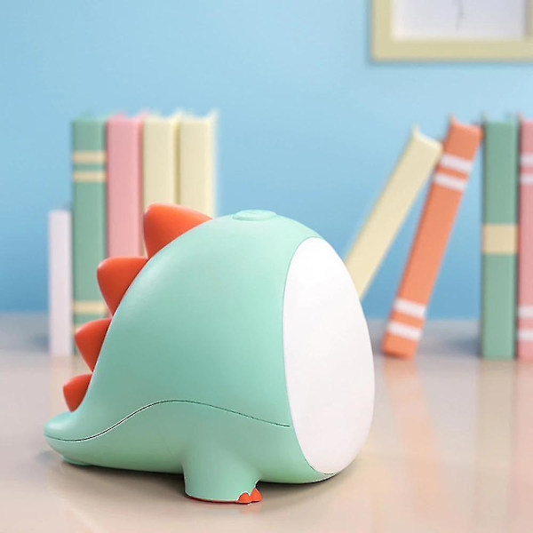 USB Rechargeable LED Dinosaur Night Light(Green)