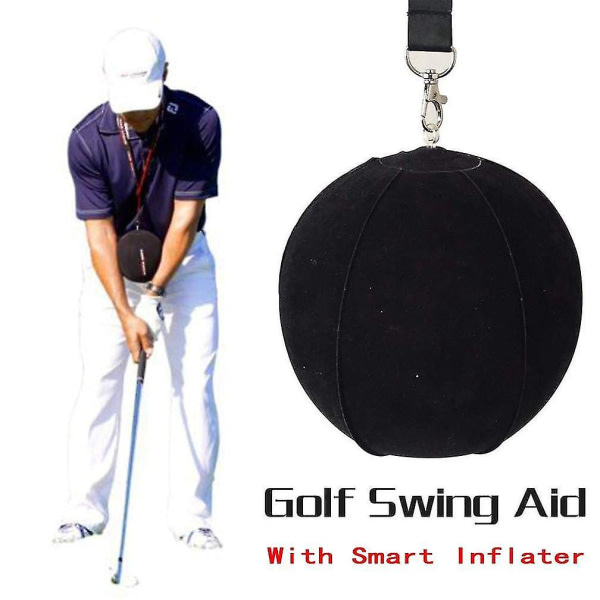 Golf Trainer With Smart Inflatable Assist Correction Training