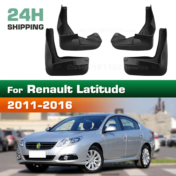 Renault Latitude 2011 2012 2013 2014 2015 2016 lokasuojat roiskeläpät suojat auton lisävarusteet