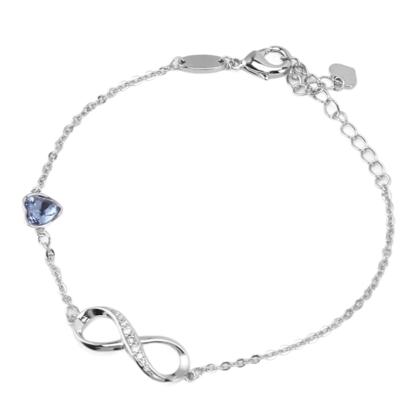 Elegant og Sofistikeret Armbånd til Kvinder i Nummer 8 Design - Ideel Gave til Fødselsdage eller Jubilæer