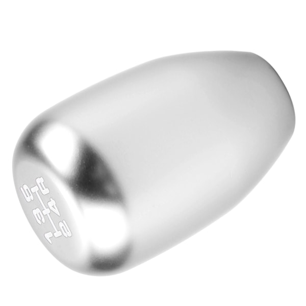 5-växlad manuell växelspaksknopp med 3 adaptrar (8mm, 10mm, 12mm) - Silver växelspaksstav