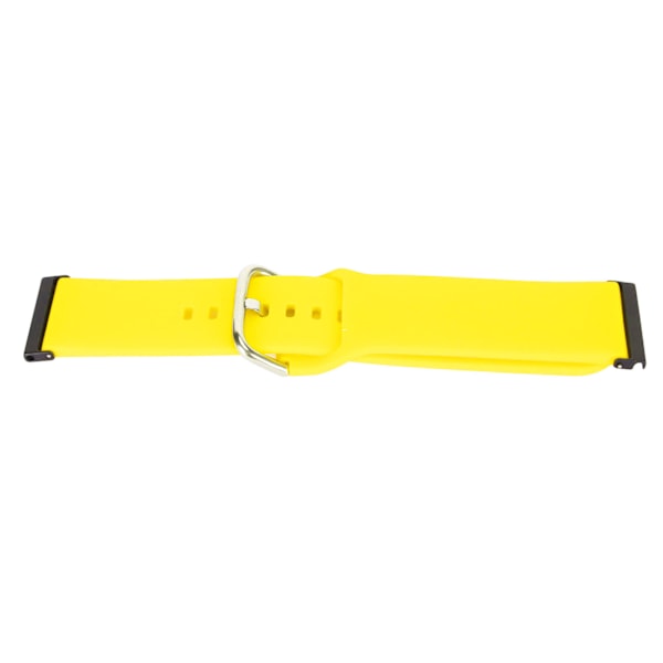 Justerbart Silikonarmband för Suunto 7 Smartwatch - Gul Tillbehör
