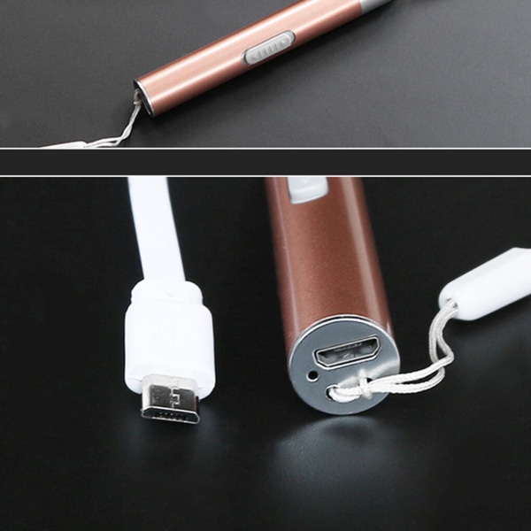 Kärkiporan kynävalo Sähköinen USB-ladattava työkalu Tee-se-itse askartelu as the picture