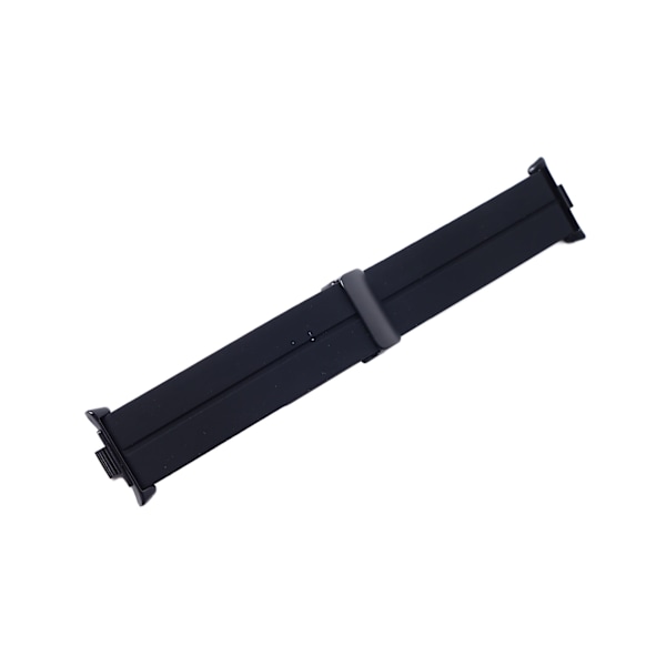 Silikon Magnetiskt Vikbart Vattentätt Flexibelt Armband för Mi Band 8 Pro - Svart