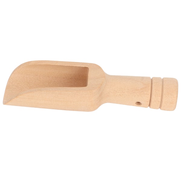 Eko-vänliga Träbadsaltskedar - Polerad Yta, Perfekt för Duschrum - Typ 1 (2,4x7,6 cm/0,95x3,0 tum), Set om 10