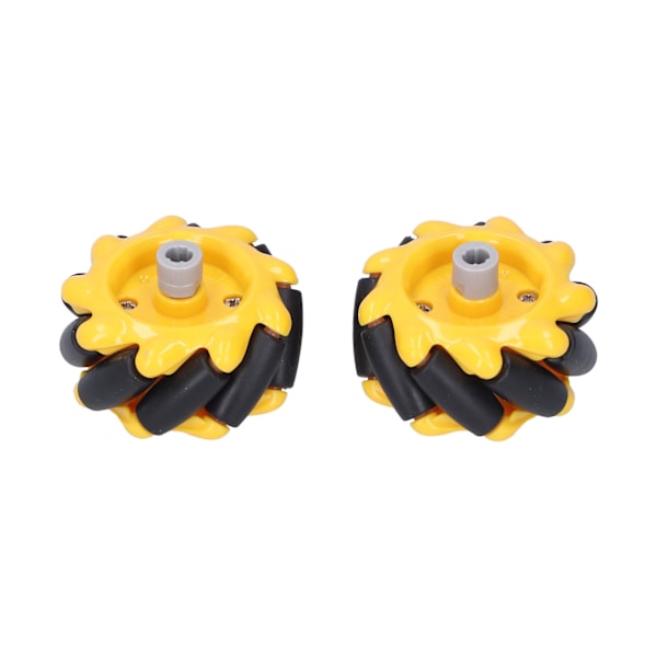 Mecanum-pyörät Älyrobottiautojen Tarvikkeet - Omni-suuntaiset DIY Leikkikalun Osien (48mm, 1 Pari)