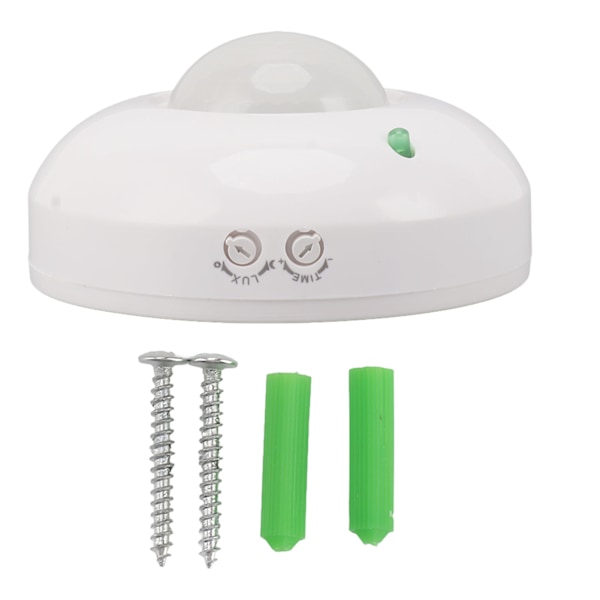 PIR Rörelsedetektorbrytare - 10A 220V-240V Radar Sensor för LED-belysning White
