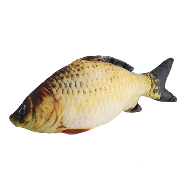 Kreativ 3D Karpformad Simuleringskudde - Perfekt Present till Barn, Soffa Heminredning, 60cm