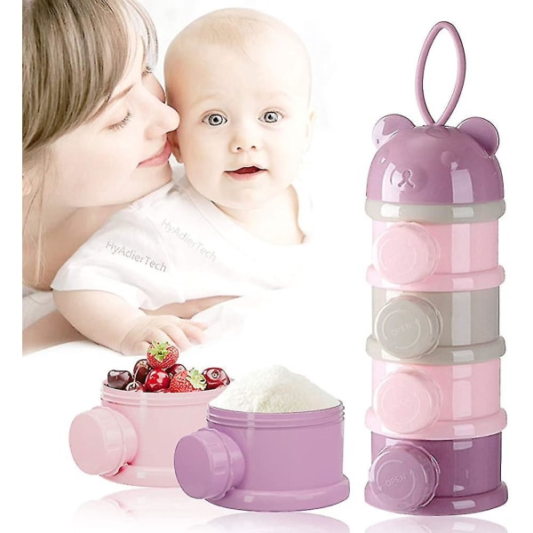 Baby Formula Milk Powder Dispenser, bærbar doseringsboks