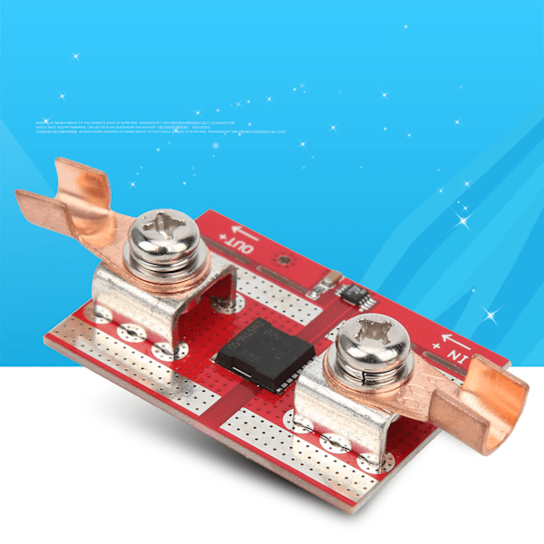 Høyeffekt-diode-kontroller for solcellebatterilading med anti-tilbakeflytbeskyttelse - 50A, DC 9V-70V