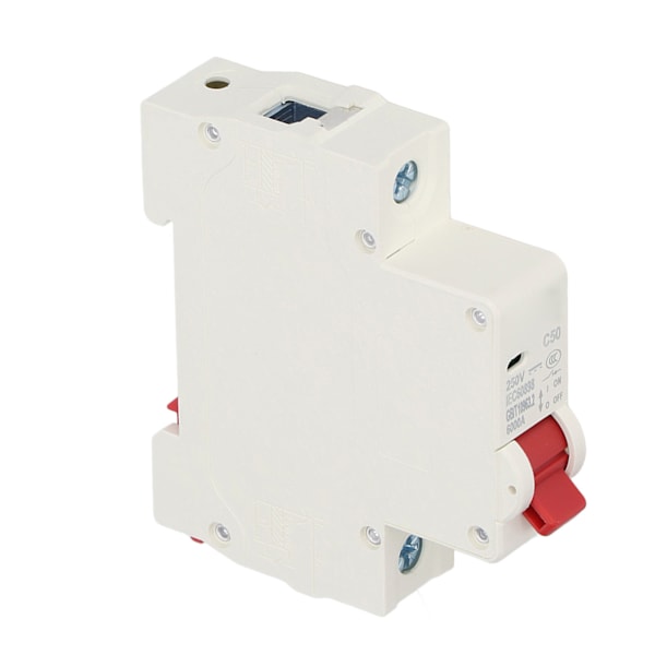 DC Miniatyrbrytare 1P Solcells-PV-System Isolator 50A DIN-Skena Monterad DC250V 6000A Segmentkapacitet DZ47-63Z C50