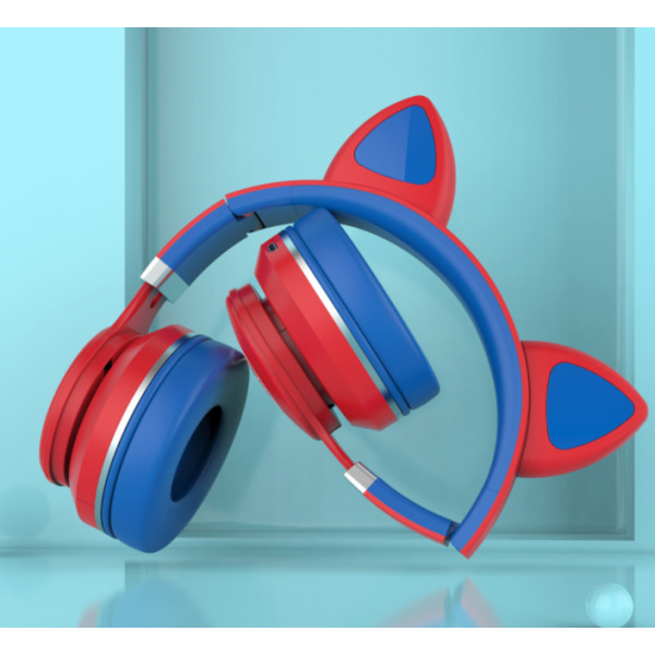 Kuulokkeet Cat Ear Bluetooth Wireless Over red