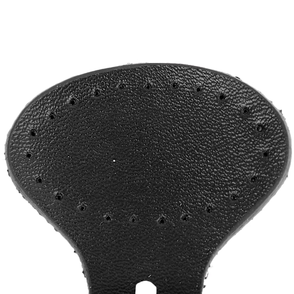 10 Set Läder Sy-På Spännen - Svarta Snapplås för DIY-Kläder och Jackor Black 10 Sets
