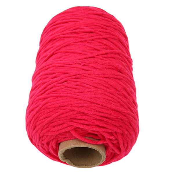 Myk bomulls-polyester blanding lang-haug tufting garn: 437 yards, 0,2 tommer bred, krympebestandig - Perfekt for DIY håndverk veving