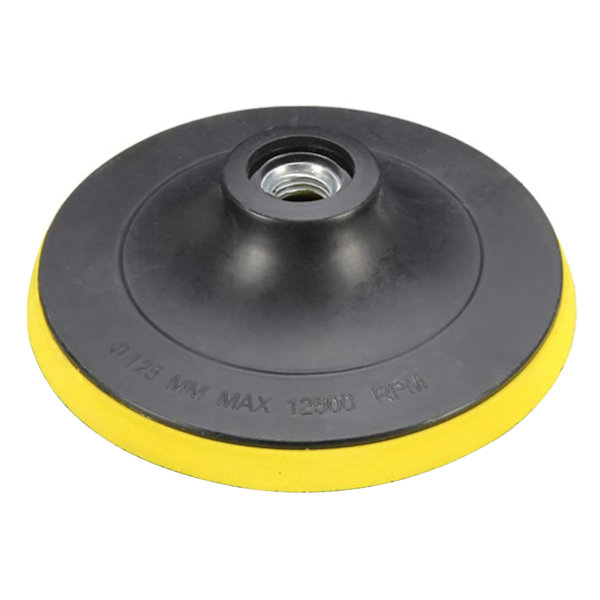 Kiillotusliimat: Itsekiinnittyvä flock-hiomapaperi, 125 mm halkaisijaltaan, 10 mm reikä