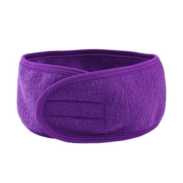 3 Stk Facial Spa Pandebånd Makeup Brusebad Bath Wrap Sport Pandebånd Purple