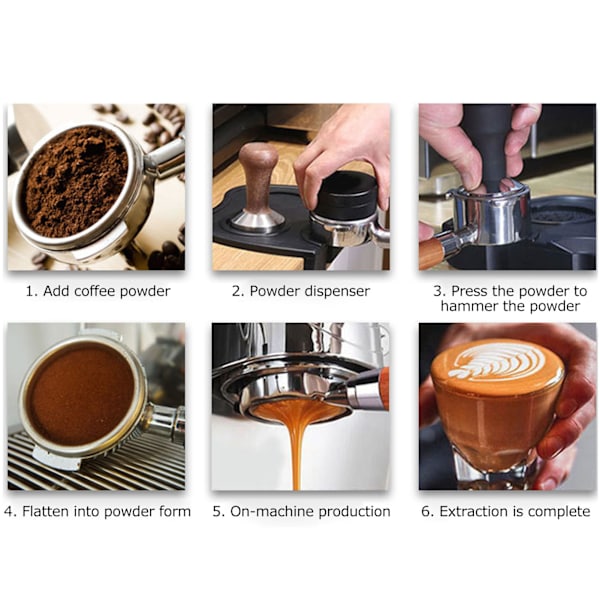 3 Ears Coffee 51mm Pohjaton Ruostumattomasta Teräksestä Valmistettu Portafilteri - Irrotettava Vaihto-osa