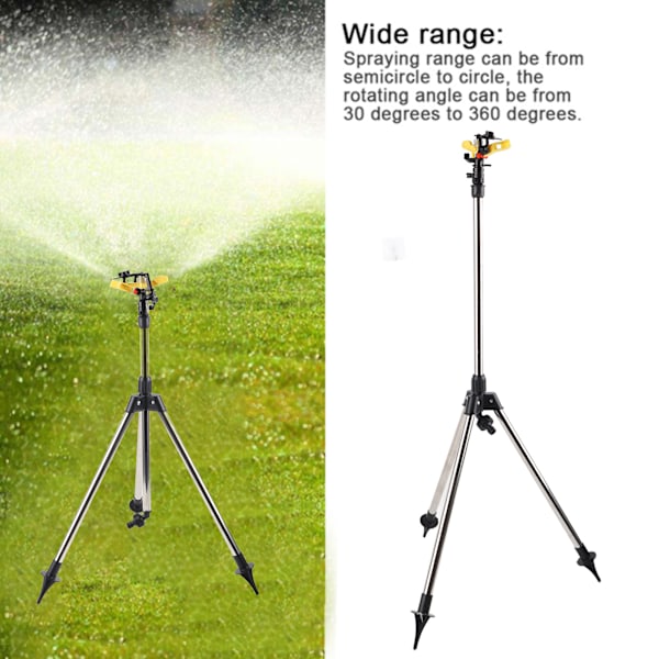 Stål Tripod Sprinklersystem til Automatisk Vandvanding - Have- og Plæneudstyr