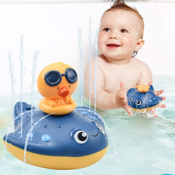 Baby Bath Toys Water Spray Bath Toys for Toddlers, Bathtub Water Toys (Green) Green