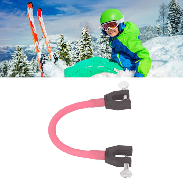 Ski-spidsforbindelse: Holdbar og bærbar hastighedskontroltræningshjælp til begyndere - Pink Pink
