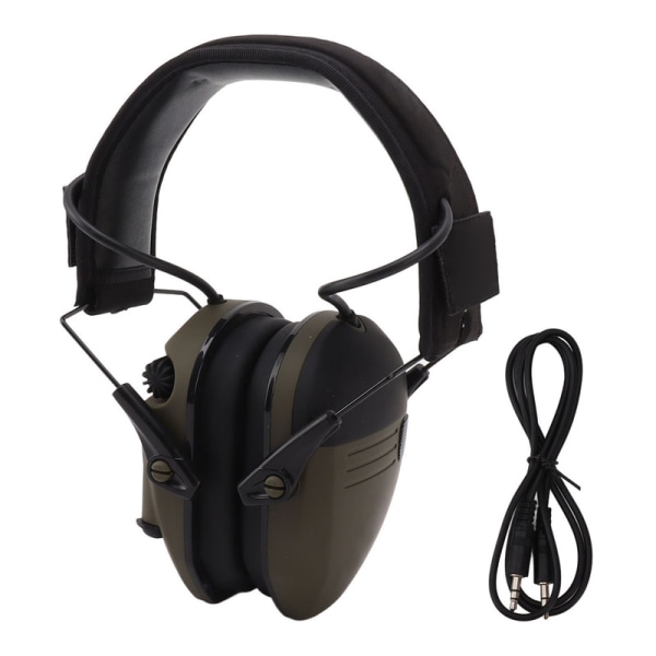 【Lixiang Store】 Bullerreducerande elektroniska hörlurar Bullerreducering Vikbart ABS Justerbart huvudband Säkerhetshörselskydd för gräsklippning
