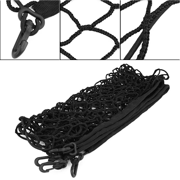 Universal 100x100cm Elastisk Net Organizer til Bagagerum - Bagage Net Holder