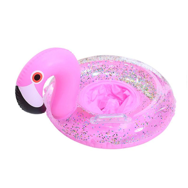 Flamingo Sequins Animal Lying Children Swimimg Ring
