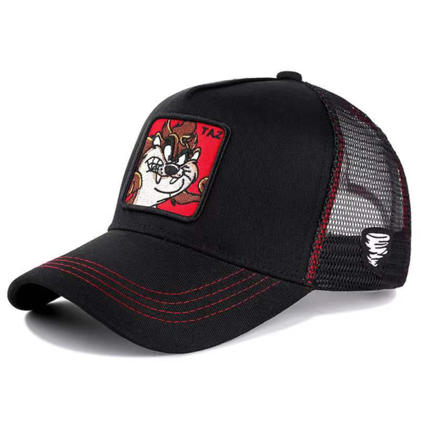 Mesh baseball-lippis Unisex Hip Hop Trucker Hat Snapback Taz