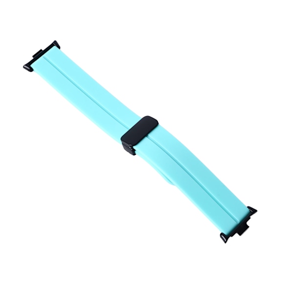 Mintgrøn Vandafvisende Silikon Magnetisk Foldbar Fleksibel Urrem til Mi Band 8 Pro