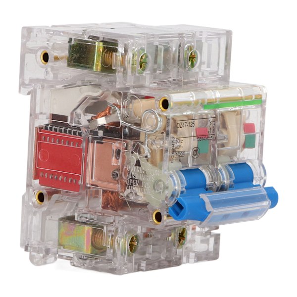 2-polet Transparent Høyfølsom Sikringsbryter for AC-systemer - 400V 80A med enkel observasjonsfunksjon