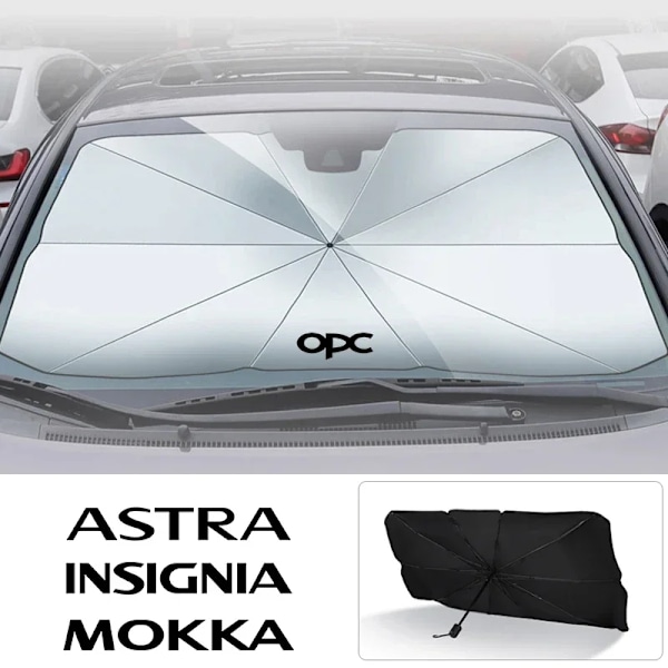 Bil Främre Solskydd Bil Vindruta Solskydd Paraply För Opel OPC OPCline Adam ASTRA Combo CORSA Grandland INSIGNIA MOKKA Meriva-För Adam