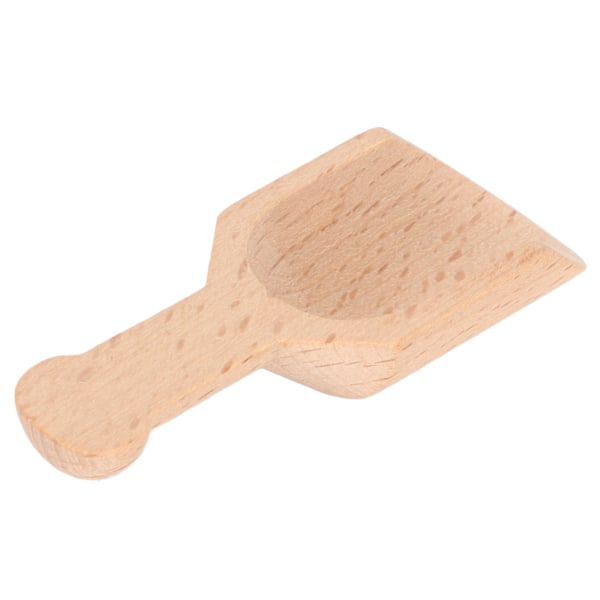 10 Økologiske Træbadesalt-Skeer med Polerede Overflader - Perfekt til Bruseværelser - Type 2 (2,3 x 7,6 cm / 0,9 x 3,0 tommer)