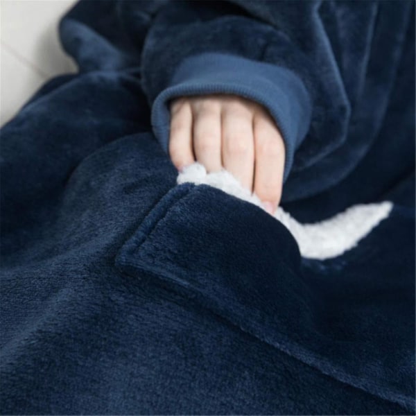 Filt Sweatshirt Oversized hoodie navy