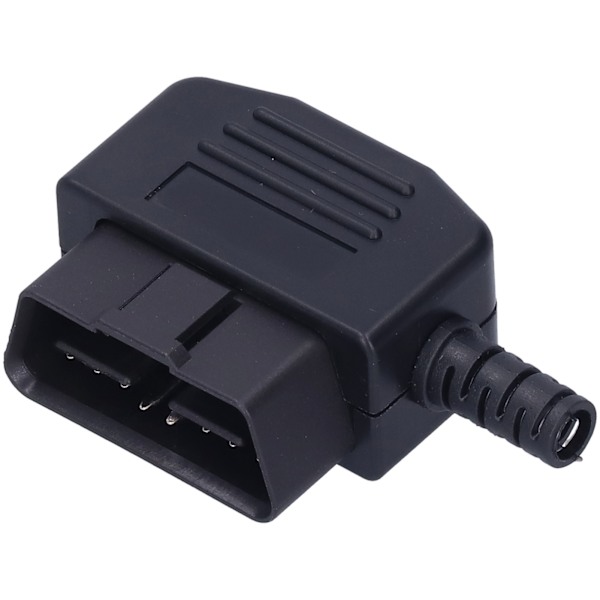 Universal 16-polig Han OBD2-kontakt Diagnostiskt Verktyg Adapter för De Flesta 24V-fordon