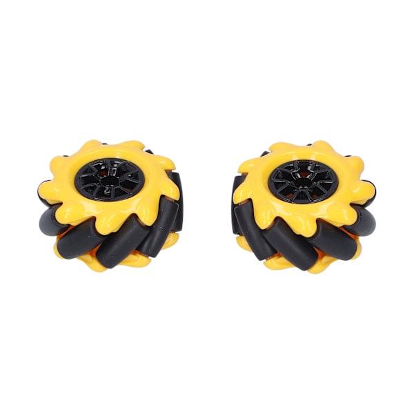 Mecanum-pyörät Älyrobottiautojen Tarvikkeet - Omni-suuntaiset DIY Leikkikalun Osien (48mm, 1 Pari)