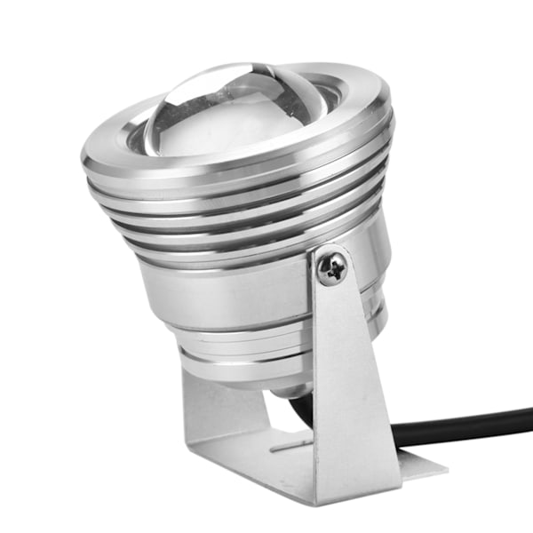 2V 10W RGB Vandtæt LED Spotlight til Akvarier, Pools og Haver - Under Vand Sølv Design
