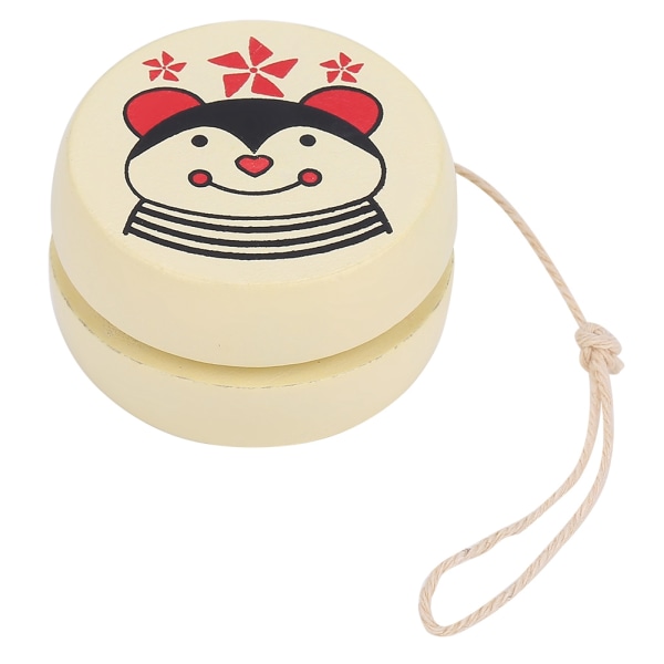 【Lixiang Store】 Söt jojo-leksak i trä med tecknat mönster