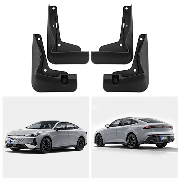 Sprutlapper Mudguards Passer for Changan univ UNI-V 2024 Mudguards Dekk Skjermer Sprutlapper Hjulbeskyttere Tilbehør 4x Dekk