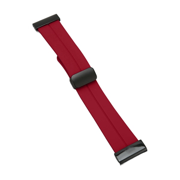 Premium 26 mm:n viininpunainen silikoninen ranneke Fenix 7X/6X/5X -kelloille, nopea irrotuslukko