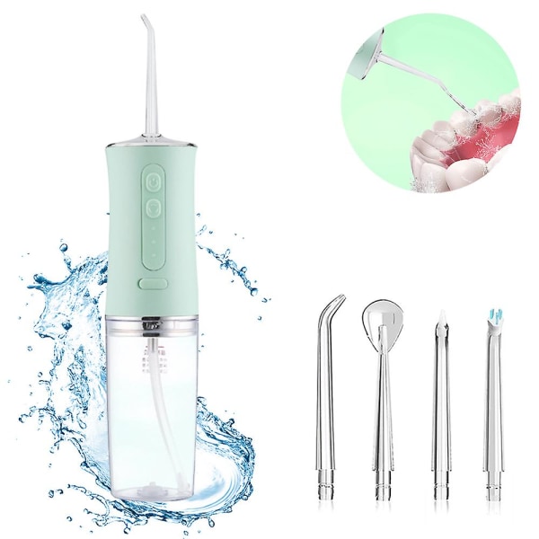 1 Pcs Cordless Water Dental Flossing-Portable Diy Teeth Cleaner