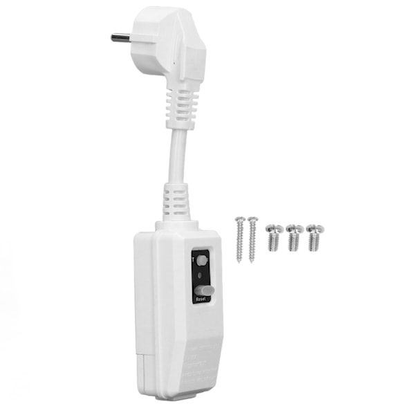 16A vuotosuojapistoke-adapteri ilmastointilaitteille - EU 100-250V johdotustyyppi