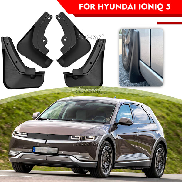 ETU- JA TAKALÄPÄT MUTA-AUTON ROISKESUOJAT LISÄVARUSTEET UUSI HYUNDAI IONIQ 5 21-23