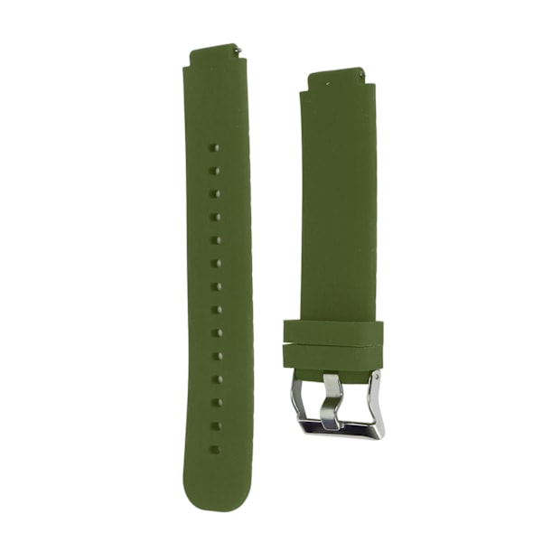 Justerbart mjukt silikonarmband i OD Grön för Amazfit Verge 2 (Modell A1807)