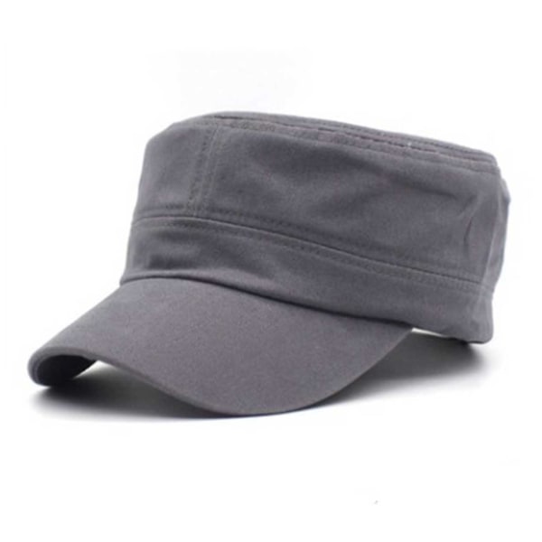 Harmaa Military cap Army cap - Flat Army Cap harmaa gray one size