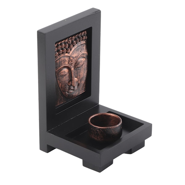 Elegant Buddha Rökelsehållare: Snygg Zen Sten Ljusstake för Hotell och Spa Dekoration - Brons, One Size Fits All