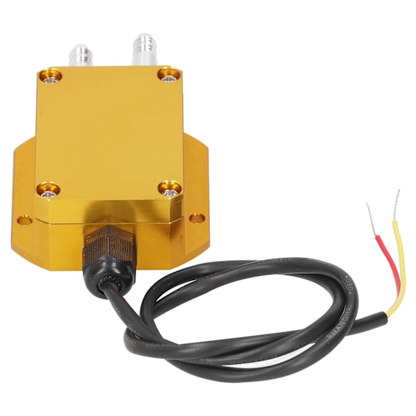 Gul Mikro Trykdifferenssensor - Vindtrykstransmitter, DC 24V, 4-20mA, 0-5 kPa