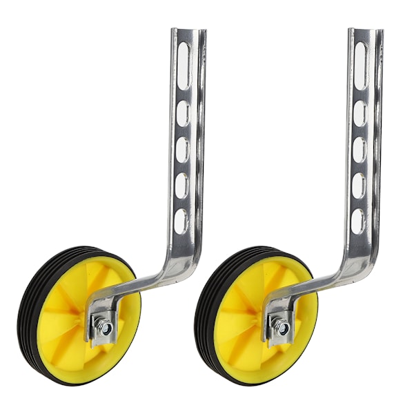 Universal Treningshjul for Barnecykler - Kompatibel med 12\", 14\", 16\", 18\" og 20\" Sykler yellow