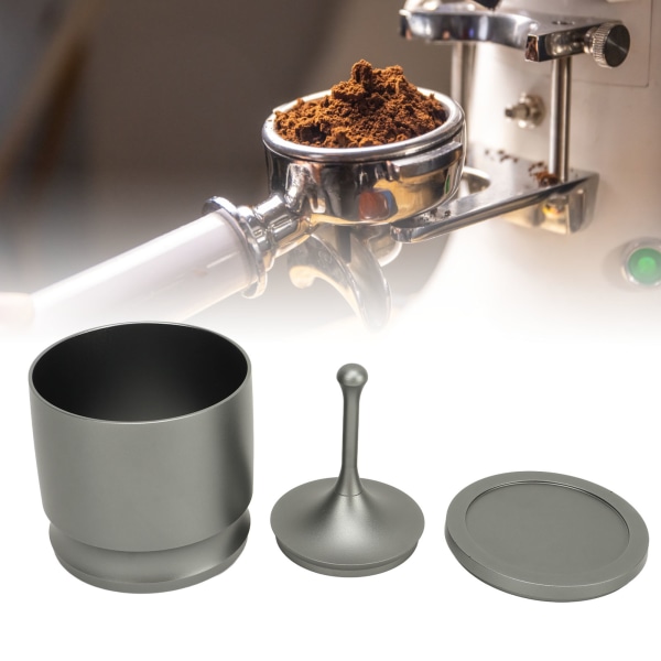 【Lixiang Store】 Målering anti-spredning kaffepulverplukker for kaffekoker 58 mm grå