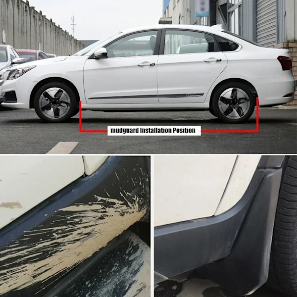 Auton roiskeläpät Dongfeng Aeolus E70 2018 2019 2020 2021 -malleihin, roiskesuojat, etu- ja takalokasuojat, lisävaruste