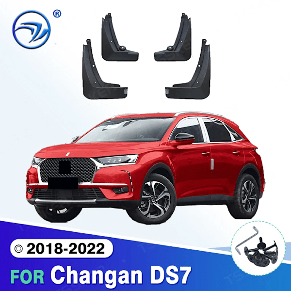 Stänkskydd för Changan DS7 2018 2019 2020 2021 2022, lerflärpar, stänkskärmar, bilaccessoarer